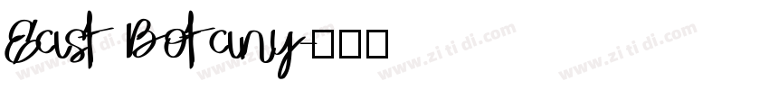 East Botany字体转换